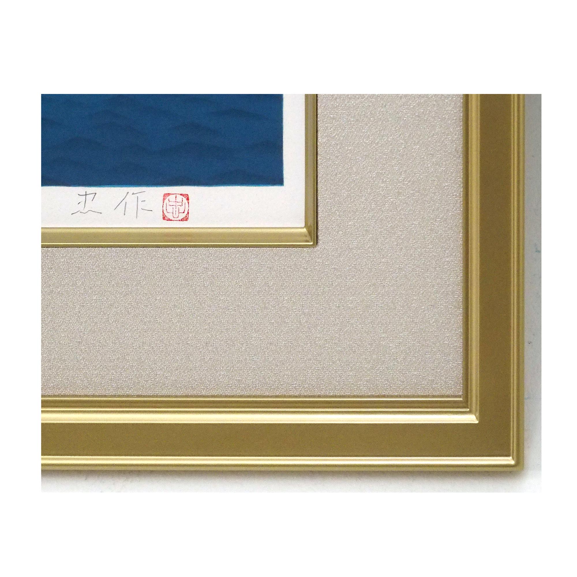 「洋上月」オリジナル石版画集「日月春秋」よりの詳細画像4