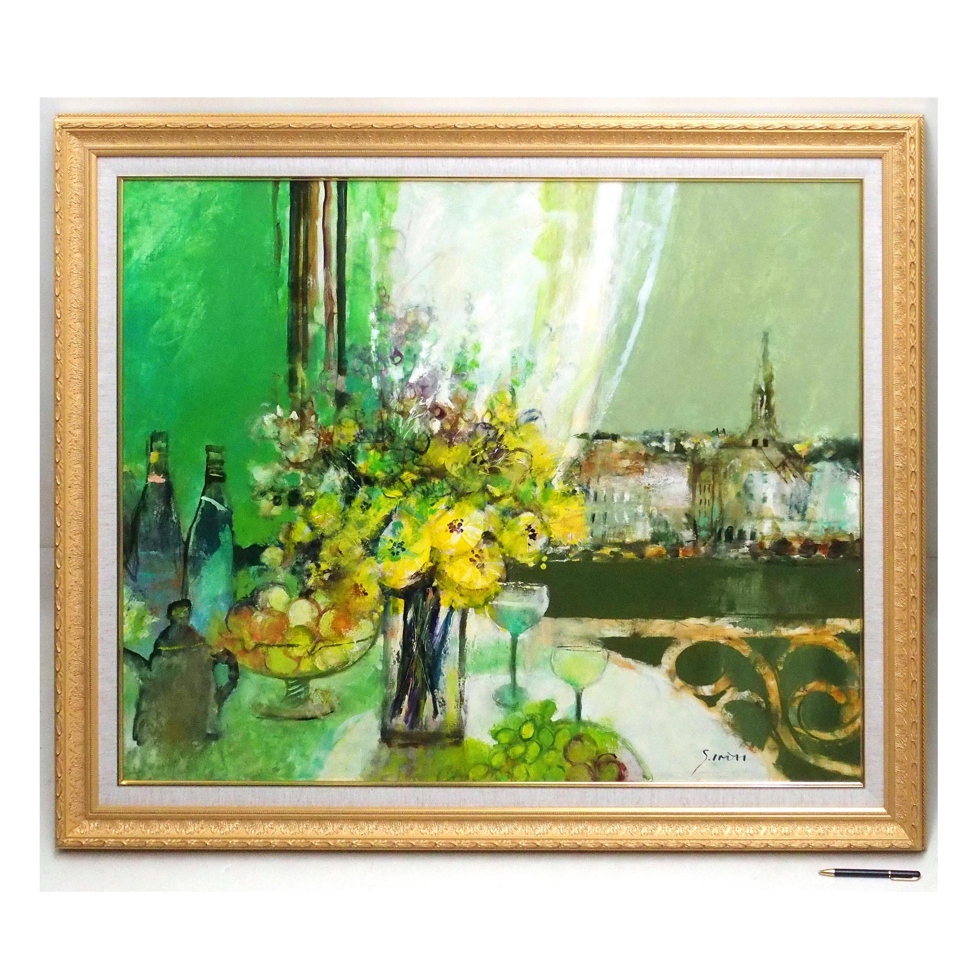Nature morte an port（港の静物画）の拡大画像