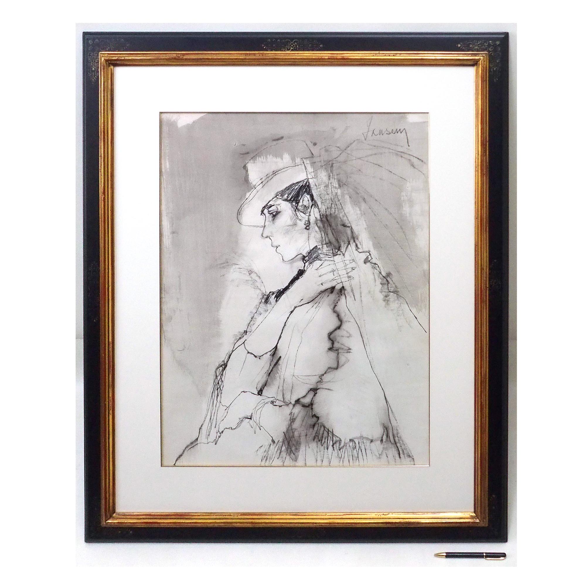 女性像の拡大画像