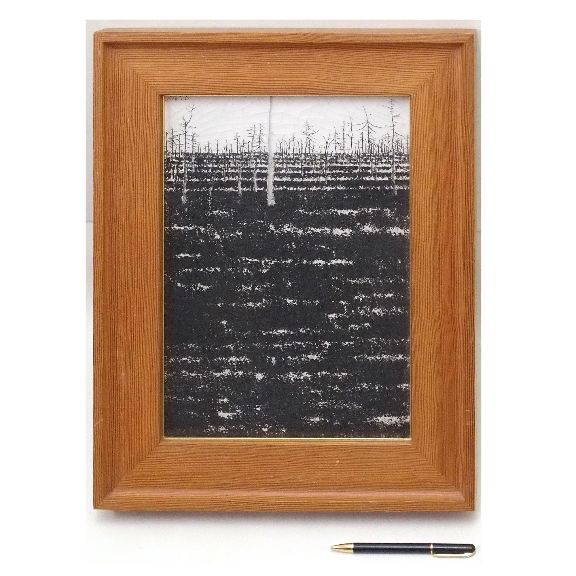 冬 北海道 野付半島 トドワラの拡大画像