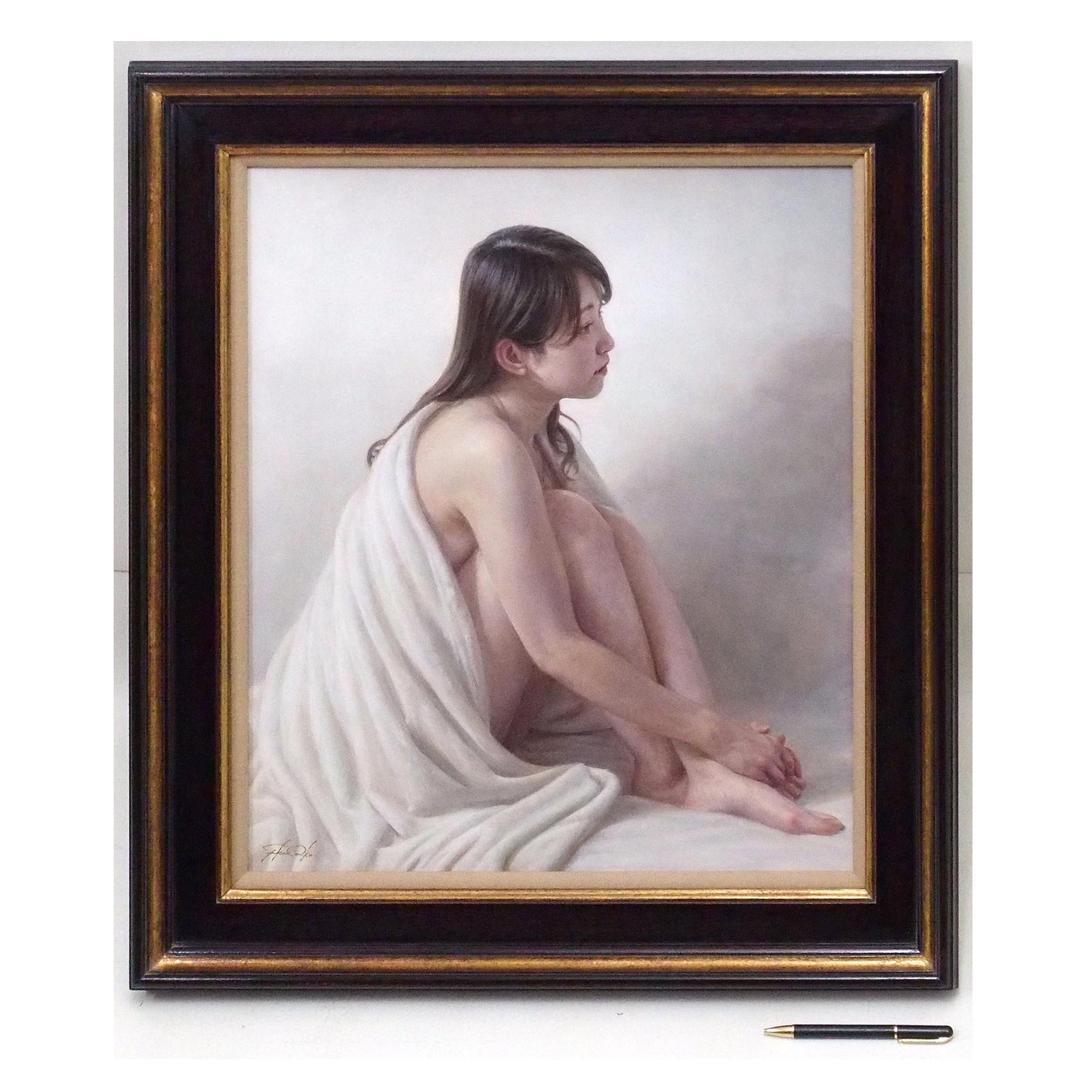 雪の朝の拡大画像