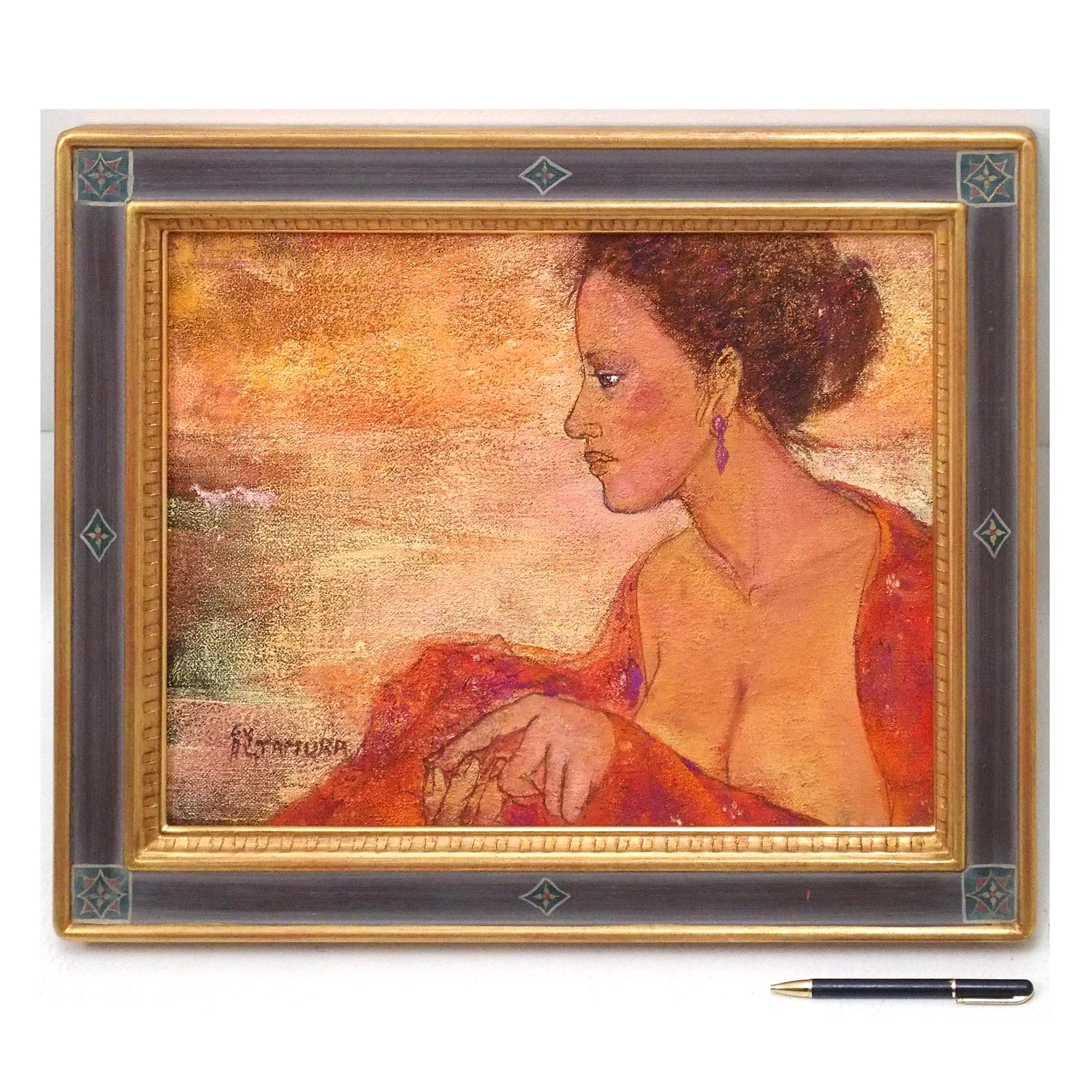 風に吹かれての拡大画像